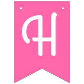 子ネコかわいい子の誕生日パーティー バンティングフラッグ (第2の旗)