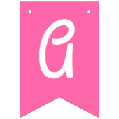 子ネコかわいい子の誕生日パーティー バンティングフラッグ (第3の旗)