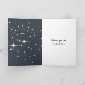 子ネコが水たまりを見る カード (内部)