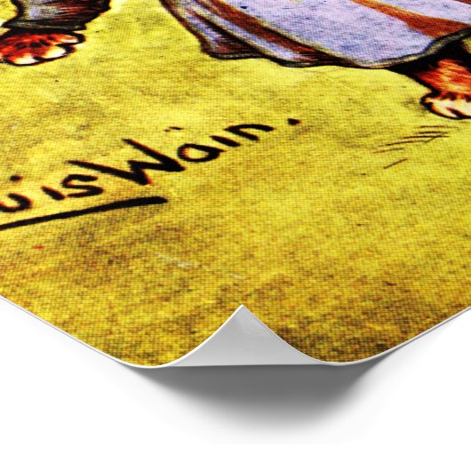 子ネコたち – ルイ・ワインが学校に ポスター (角)