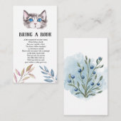 子ネコちゃんネコちゃんシャワーでブックエンクロージャーを持ち込む エンクロージャーカード (正面/裏面)