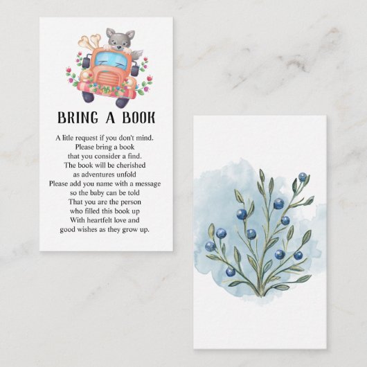 子ネコちゃんネコちゃんシャワーでブックエンクロージャーを持ち込む エンクロージャーカード (正面/裏面)