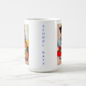 子ネコちゃん学校のヴィンテージ コーヒーマグカップ (中央)