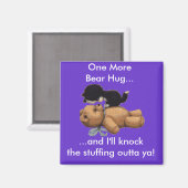 子ネコとテディベア マグネット (正面/裏面)