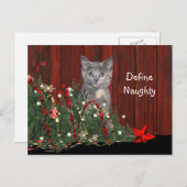 子ネコと死んだクリスマスツリー シーズンポストカード (正面/裏面)