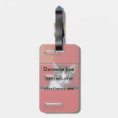 子ネコのかいま見ること ラゲッジタグ (裏面縦)