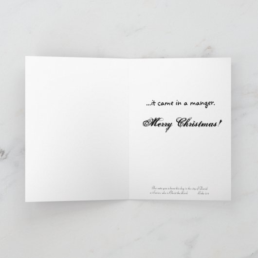 子ネコのギフトのクリスマスカード シーズンカード (内部)