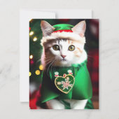 子ネコのクリスマス シーズンカード (正面)