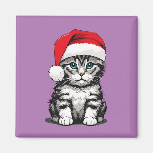 子ネコのクリスマス マグネット (正面)