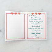 子ネコのバレンタインカード-友情 シーズンカード (内部)