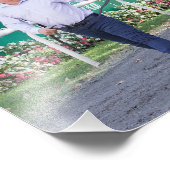 子ネコの喜びで挨拶する フォトプリント (角)