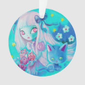 子ネコの夢 オーナメント (正面)