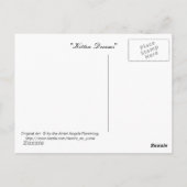 子ネコの夢 ポストカード (裏面)