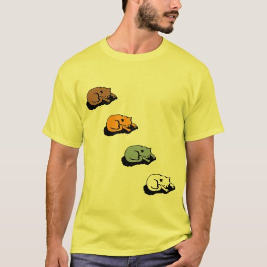 子ネコの夢 Tシャツ (正面)