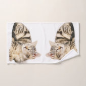 子ネコの浴室タオルセット バスタオルセット (ハンドタオル)