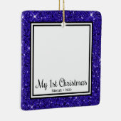 子ネコの第1クリスマス セラミックオーナメント (右)