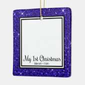 子ネコの第1クリスマス セラミックオーナメント (左)