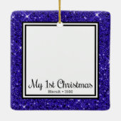 子ネコの第1クリスマス セラミックオーナメント (裏面)