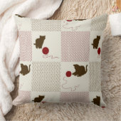 子ネコの背景 クッション (ブランケット)