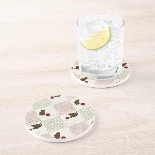 子ネコの背景 コースター (側面)