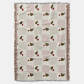 子ネコの背景 スローブランケット (正面縦)