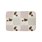 子ネコの背景 バスマット (正面)