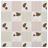 子ネコの背景 ファブリック (見本)