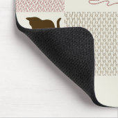 子ネコの背景 マウスパッド (コーナー)