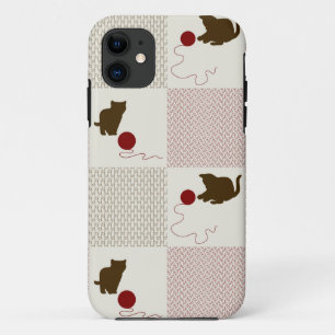 子ネコの背景 iPhone 11 ケース