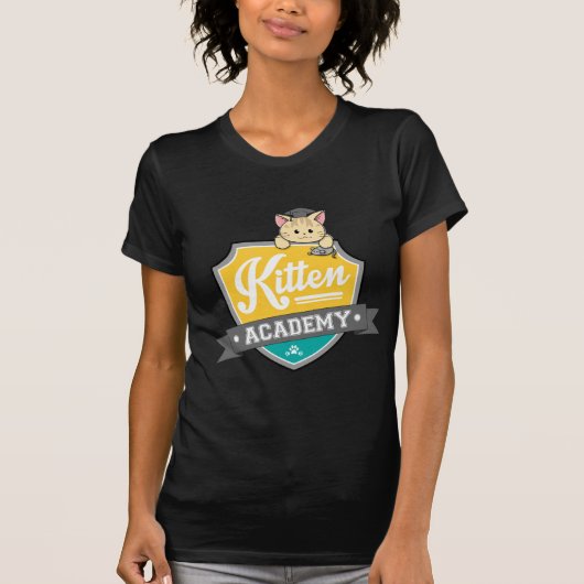 子ネコアカデミーの頂上 Tシャツ (正面)