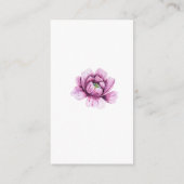 子ネコ猫ピンクフローラベビー本 エンクロージャーカード (裏面)