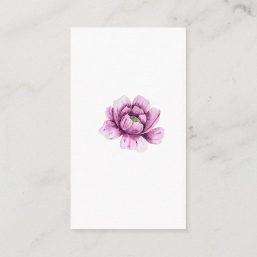 子ネコ猫ピンクフローラベビー本 エンクロージャーカード (裏面)