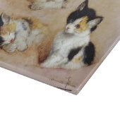 子ネコ、Henriëtte Ronner-Knip カッティングボード (角)