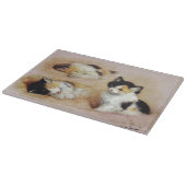 子ネコ、Henriëtte Ronner-Knip カッティングボード (角)