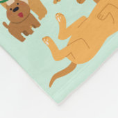 子パーソナライズされたおよびペットフリースブランケットの名前 フリースブランケット (角)