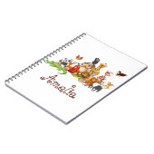 子パーソナライズされたどもの動物 ノートブック (左側)