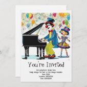 子パーソナライズされたどもの誕生日パーティーへの招待 招待状 (正面/裏面)