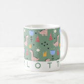 子パーソナライズされたども用マグカップ コーヒーマグカップ (正面右)