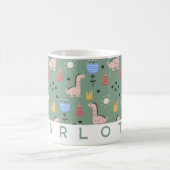 子パーソナライズされたども用マグカップ コーヒーマグカップ (中央)