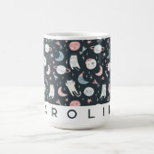 子パーソナライズされたども用マグカップ コーヒーマグカップ (中央)