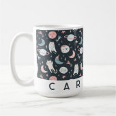 子パーソナライズされたども用マグカップ コーヒーマグカップ (左)