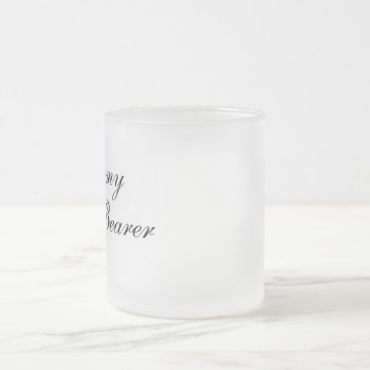 子パーソナライズされたども用マグカップ フロストグラスマグカップ (中央)