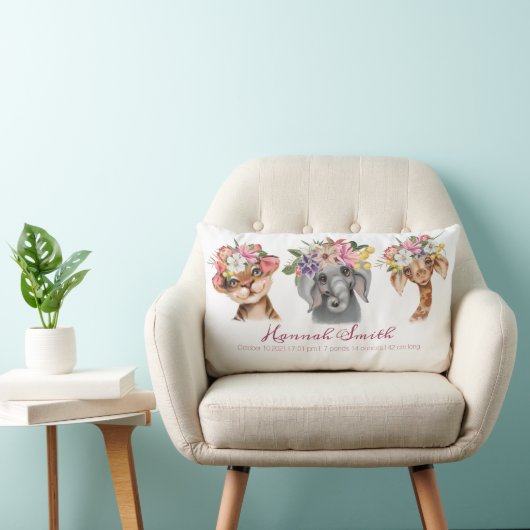 子パーソナライズされたの枕 ランバークッション (椅子)