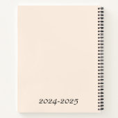 子パーソナライズされたネコ ノートブック (裏面)