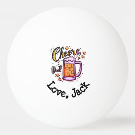 子パーソナライズされた供からの父の日贈り物 卓球ボール