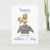 子パーソナライズされた供から幸福な母の日 カード (正面)