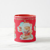 子パーソナライズされた供のクリスマス マグカップ (中央)