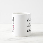 子パーソナライズされた供の名を付け賛美ている コーヒーマグカップ (中央)