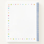 子パーソナライズされた供レシピ書 ノートブック (裏面)