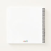 子パーソナライズされた供レシピ書 ノートブック (裏面)